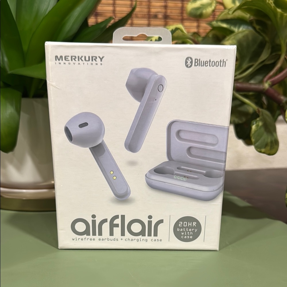 Merkury Airflair Wireless Earbuds with Charging Case